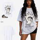 G West Punk Never Die Oversized Women's T-Shirt
