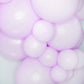 Guirnalda de globos morados