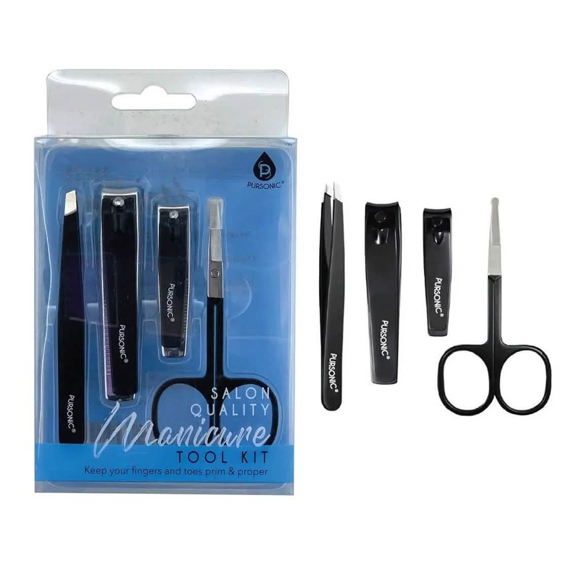 Kit de herramientas para manicura de calidad profesional Pursonic