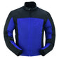 DS Cross Wind Micro Mesh Mens Motorcycle Jacket - Blue