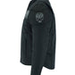 Men's Textile Scooter Style Jacket w/ Reflective Skulls