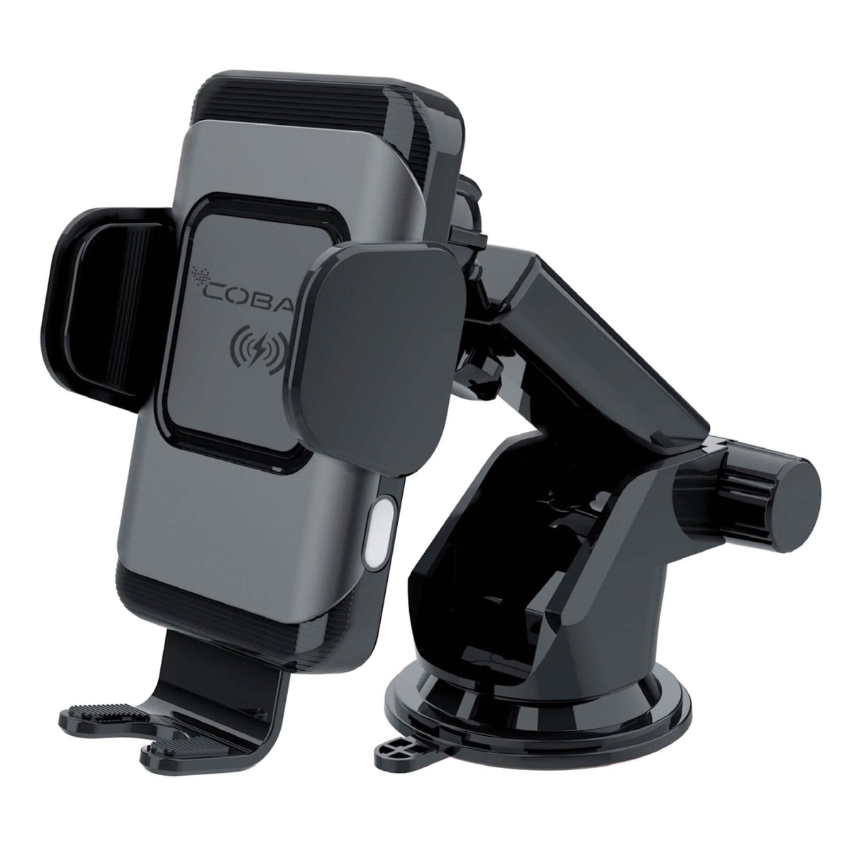 Soporte de carga inalámbrica QI para parabrisas y salpicadero de 10W con agarres de sensor automático