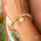 Cuarteto de la Suerte - Pulsera de Serendipia de Citrino y Selenita