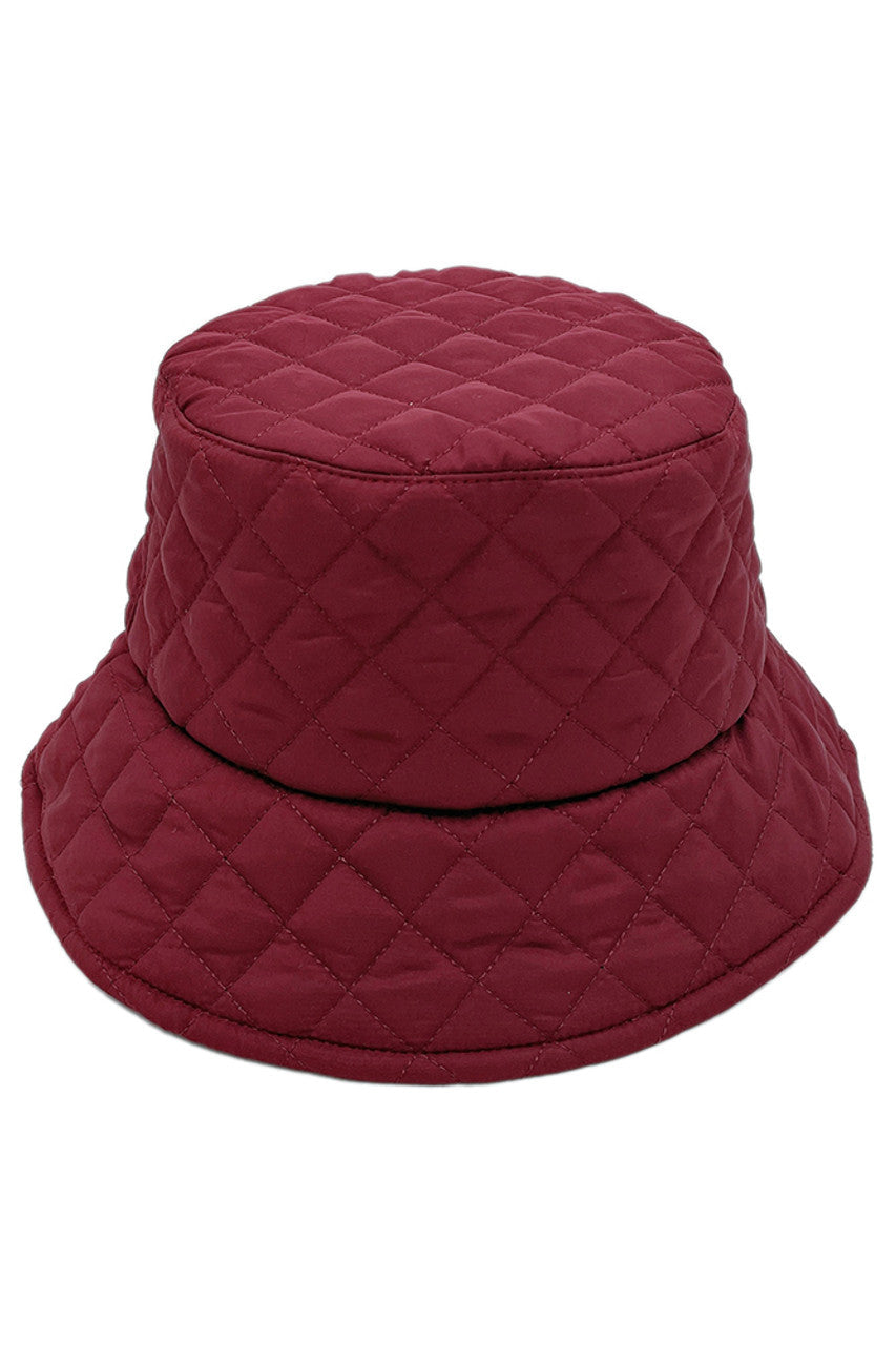 Quilted Padding Bucket Hat