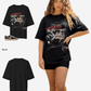 G West Racing Car Graphic Oversized Women's T-Shirt
