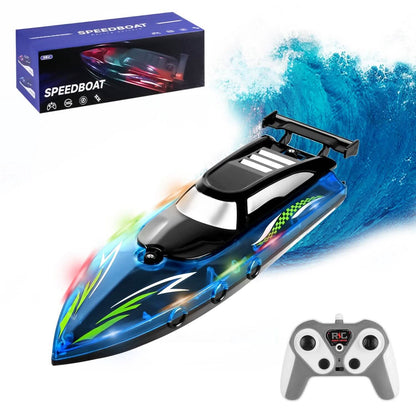 Barco RC con luz LED colorida 10KM/H