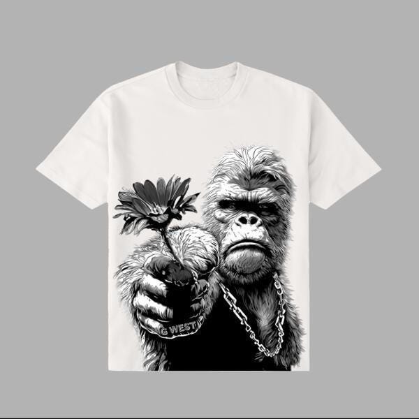 G West Mens Regular Fit Big Mam Front Graphic T Shirt : Gwpbast5052 - 3 Colors