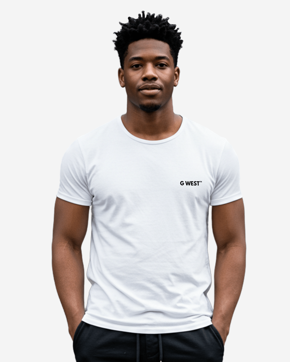 G West Regular Fit Black Samurai Front Graphic T Shirt : Gwpbast5056 - 3 Colors