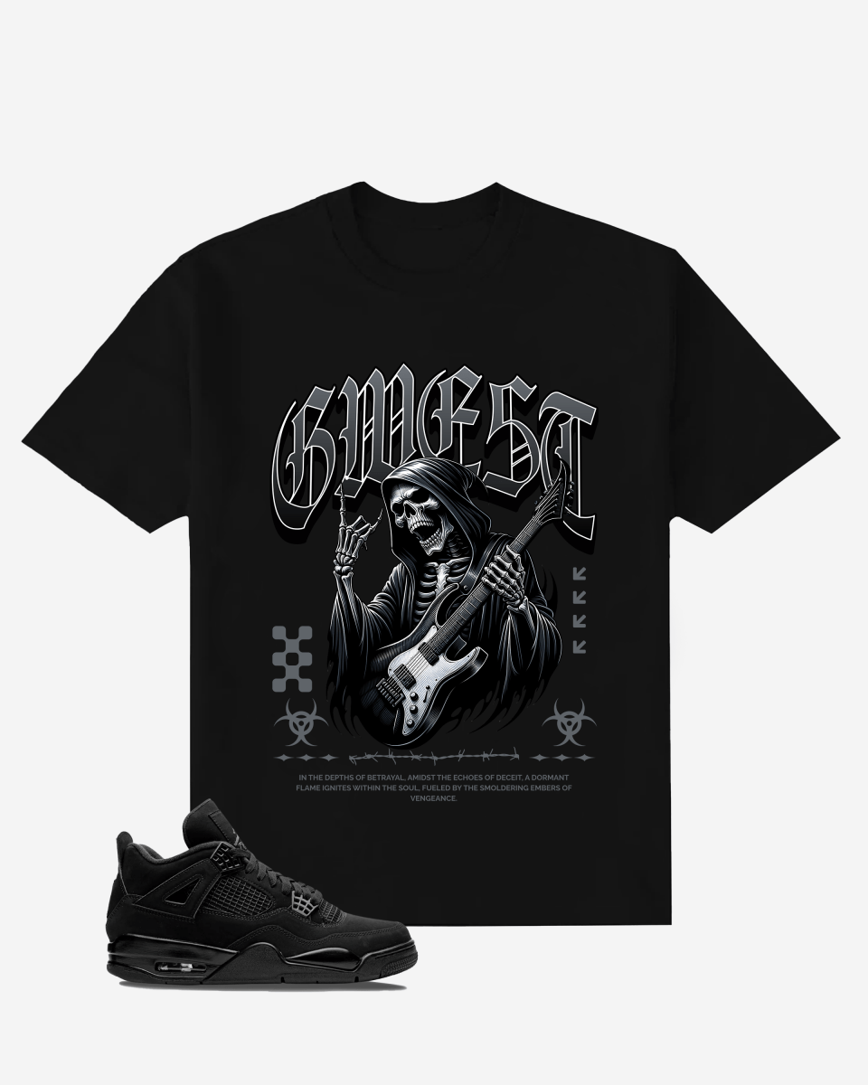 G West Revenge Skeleton Oversized T-Shirt Mens