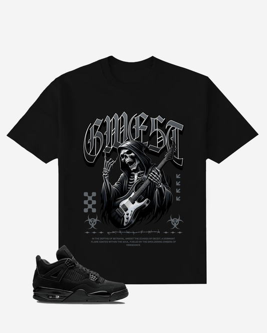G West Revenge Skeleton Oversized T-Shirt Mens
