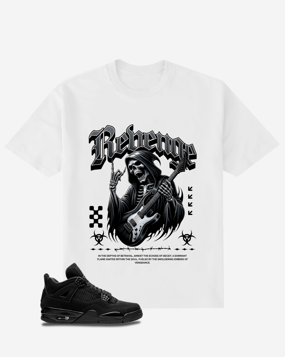 G West Revenge Skeleton Oversized T-Shirt Mens