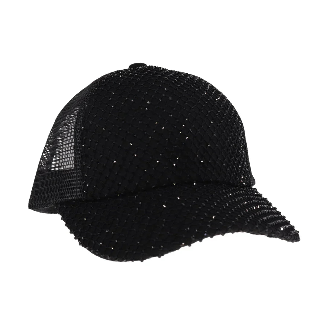 Rhinestone Adorned C.C Ball Cap