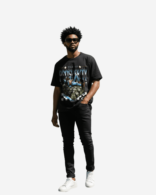 Camiseta G West Rich Man Oversized para hombre