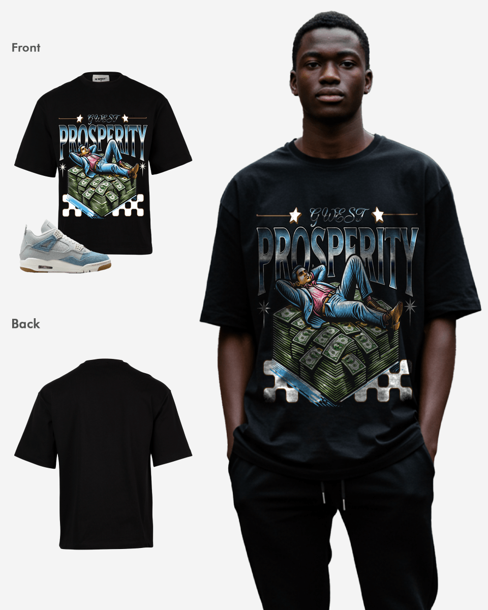 G West Rich Man Oversized T-Shirt Mens