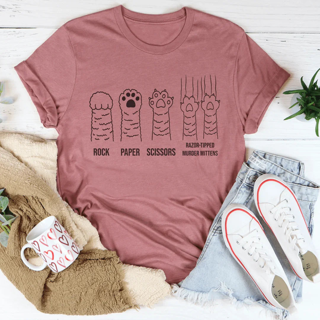 Rock Paper Scissors Tee