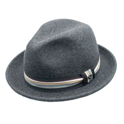 Peter Grimm Rodney - Sombrero Fedora de fieltro de lana
