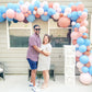 Rose Gold, Blue & Pink Balloon Garland Kit – Gender Reveal Decor