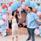 Rose Gold, Blue & Pink Balloon Garland Kit – Gender Reveal Decor
