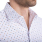 goTIELESS Ultimate Dress Shirt (White/Royal Palm)