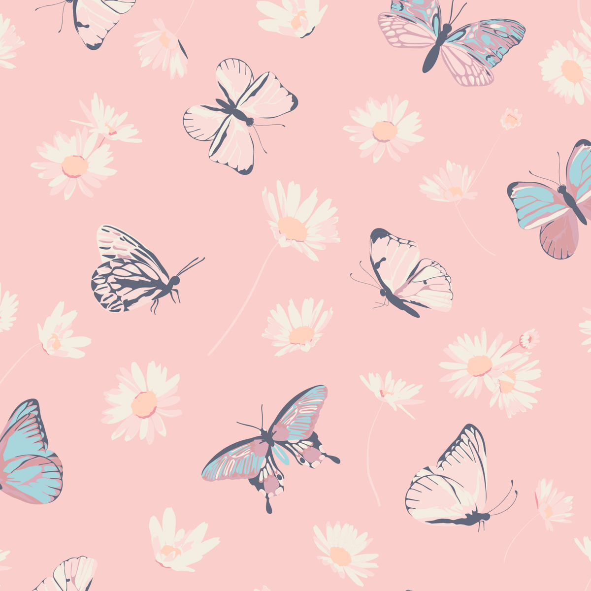 Mameluco rosa con volantes de mariposas y margaritas de bambú