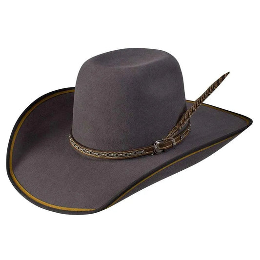 Sombrero vaquero Resistol Tuff Hedeman Ranger Rider B de fieltro de lana (3X)