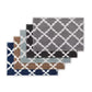 Alfombrillas de baño Bibb Home Micro Shag Trellis de 1-2 unidades de 50 x 80 cm
