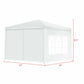 10 x 10 Feet Outdoor Side Walls Canopy Tent with 4 Removable Sidewalls