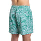 Salt Spray, Palm and Surf Hybrid Short, Compression Lined Swim and Resort Trunk