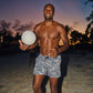 Salt Spray, Surf and Storm Hybrid Short, Compression Lined Swim and Resort Trunk