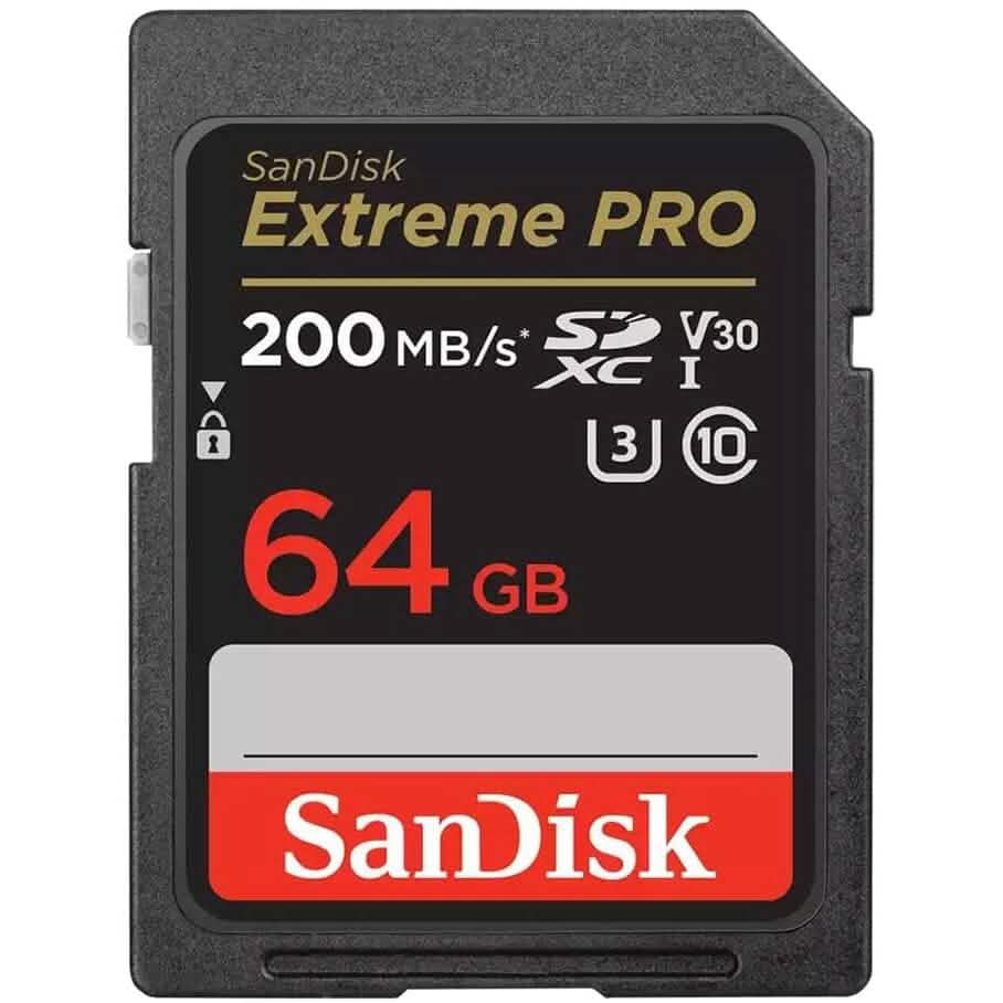 Tarjeta de memoria SanDisk Extreme PRO UHS-I SDXC de 64 GB (reacondicionada)