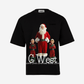 G West Santa & His Elves Oversized T-Shirt Mens
