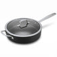 Ceramic Nonstick Sauté Pan with Lid, 4-Qt