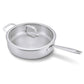 5-Ply Stainless Steel Sauté Pan with Lid, 4-Qt