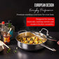 5-Ply Stainless Steel Sauté Pan with Lid, 4-Qt
