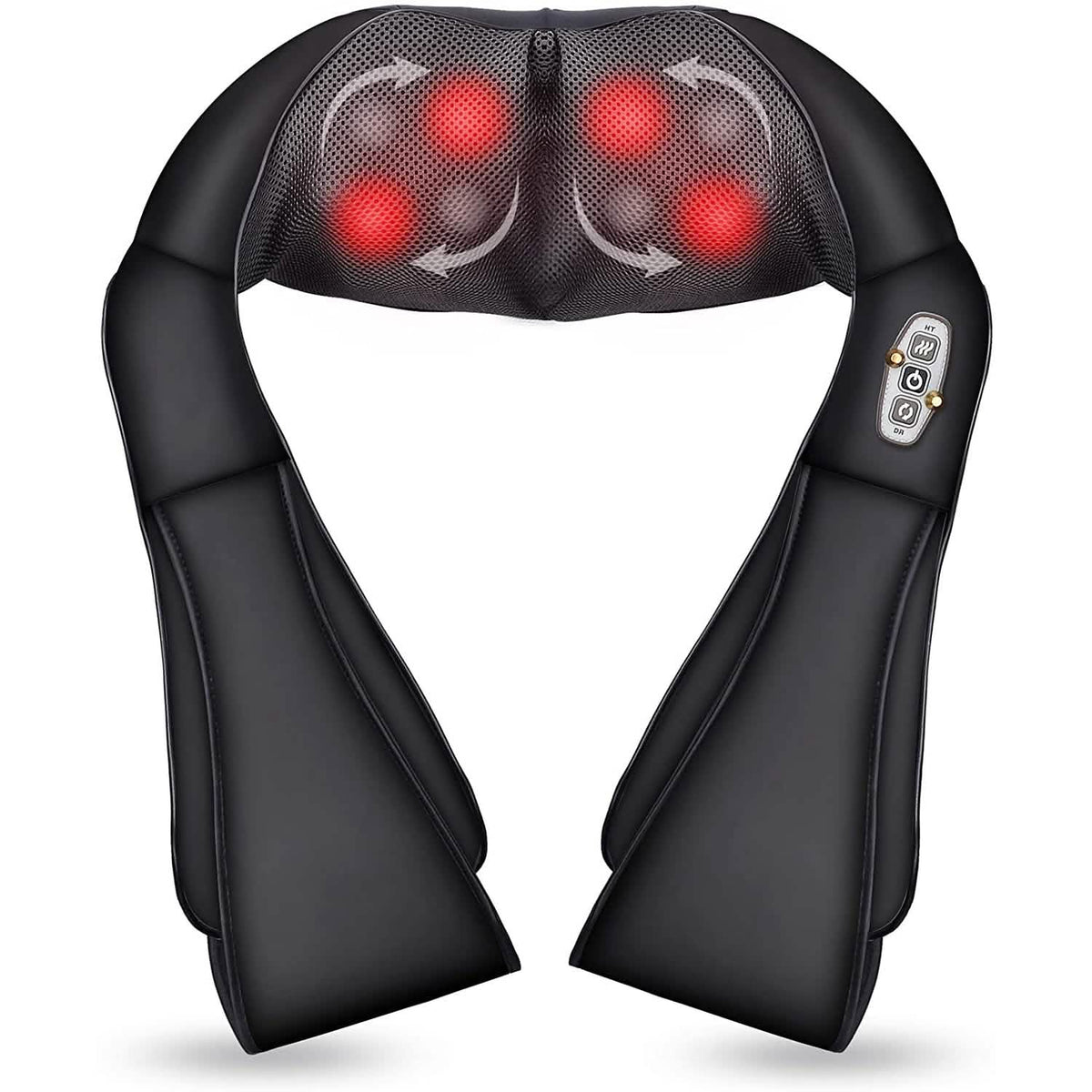 Shiatsu Neck and Shoulder Massager - 4D Back Massager with Heat