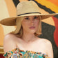 Peter Grimm Shimmer - Womens Wide Brim Straw Sun Hat