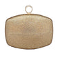 Shimmery Evening Clutch Bag Clasp Closure