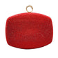 Shimmery Evening Clutch Bag Clasp Closure