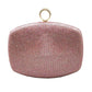 Shimmery Evening Clutch Bag Clasp Closure
