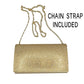 Shimmery Evening Clutch Bag One Inside Slip Pocket