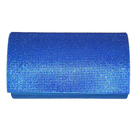 Shimmery Evening Clutch Bag One Inside Slip Pocket
