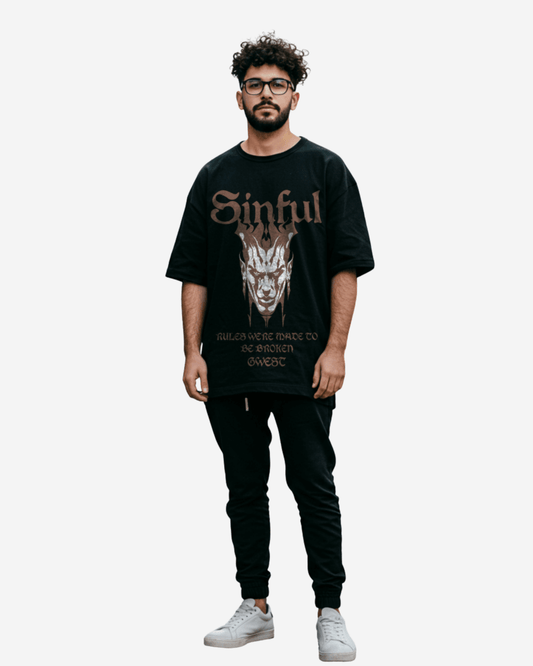 Camiseta extragrande G West Sinful para hombre