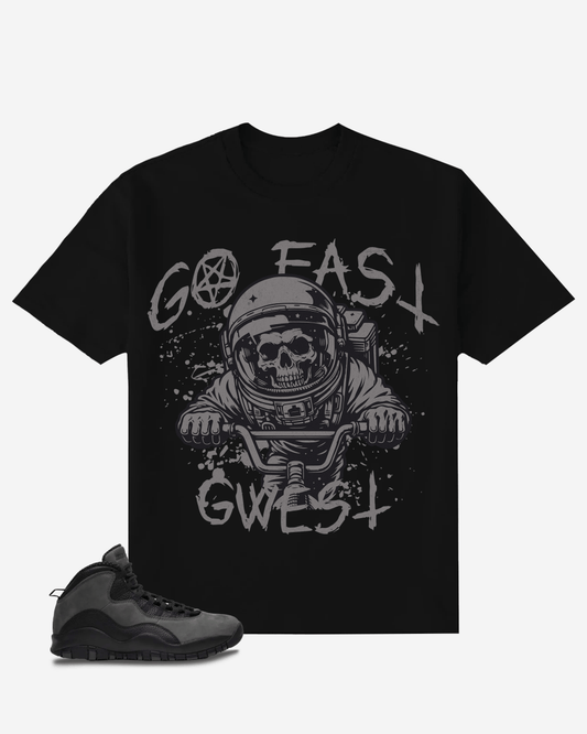 G West Camiseta de Bicicleta con Calavera para Hombre