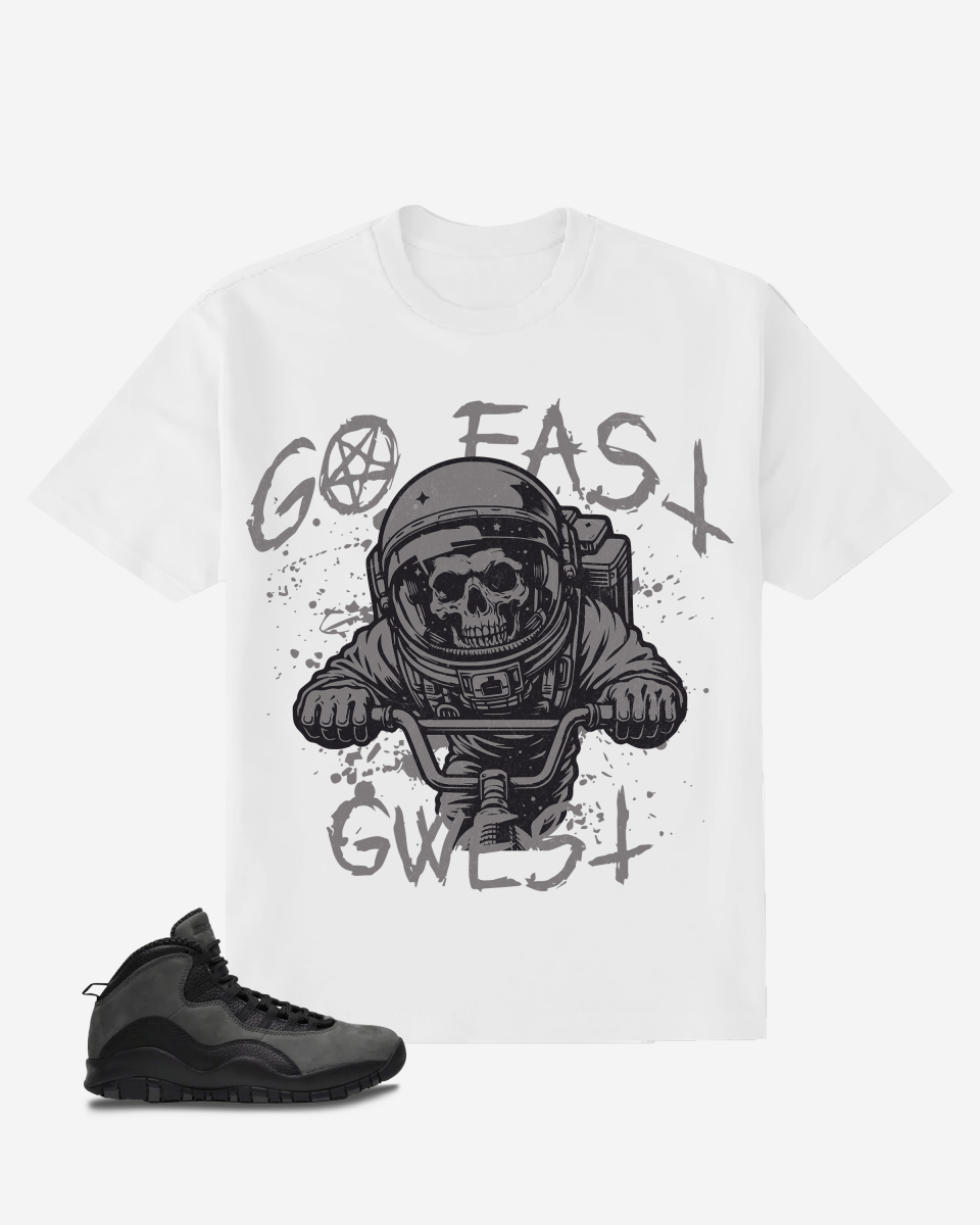 G West Skull Bicycle T-Shirt Mens