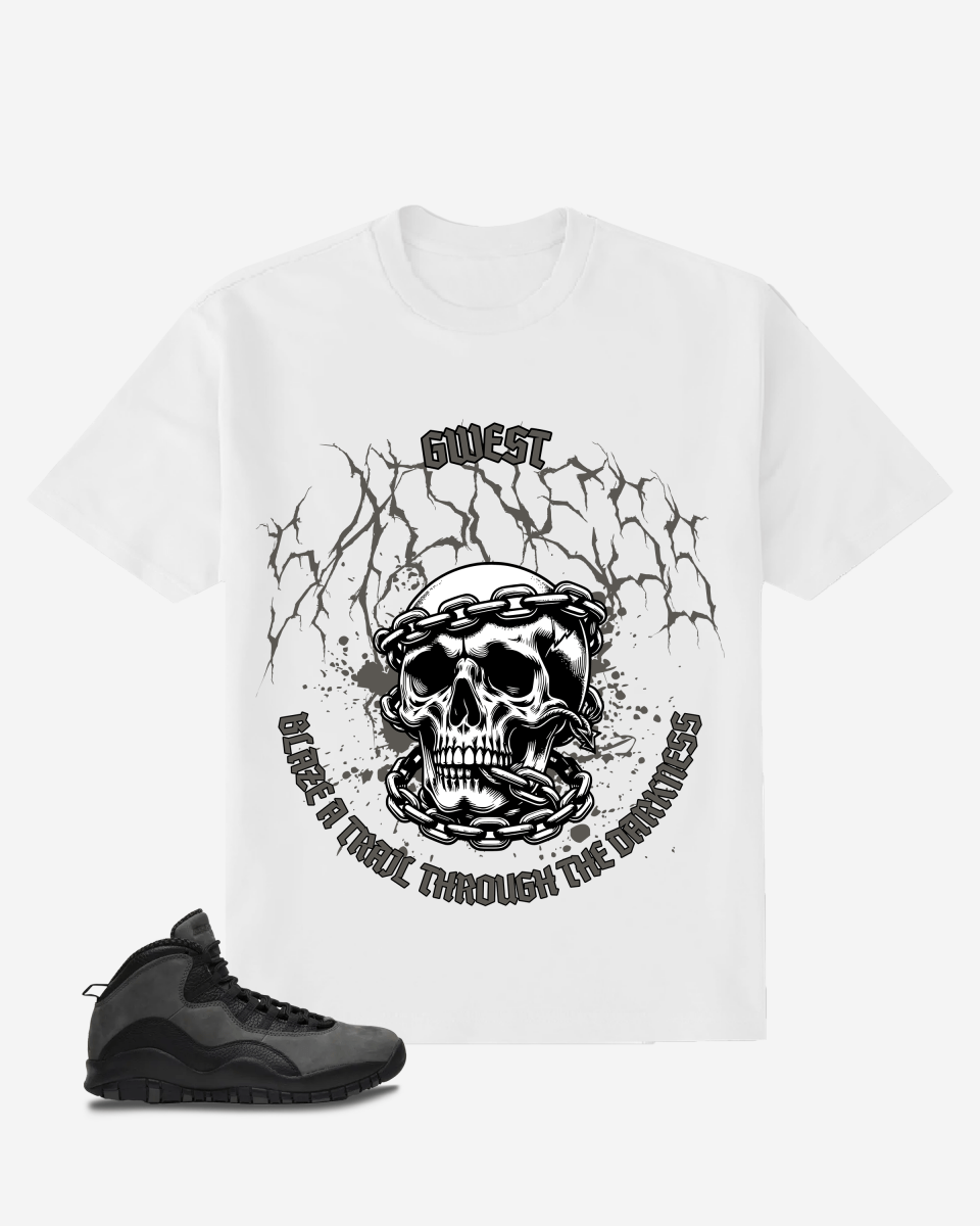 G West Skull Death Metal Oversized T-Shirt