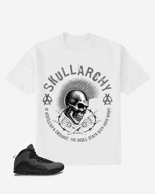 G West Skull Punk Oversized T-Shirt Mens