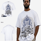 G West Skull Vintage Last Hope Oversized T-Shirt Mens