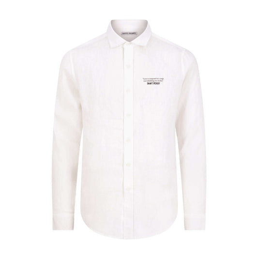 Camisa de lino entallada
