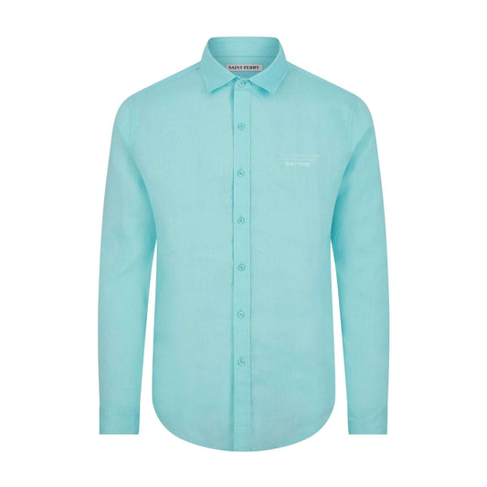 Camisa de lino entallada
