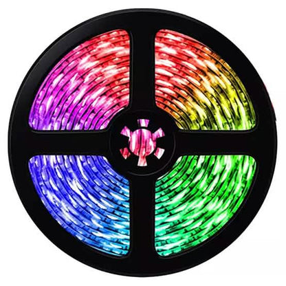 Tira de luces LED multicolor activada por sonido con control remoto para casa inteligente